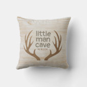 Coussin Nursery de Cave pour Petit Garçon aux Bois de Cerf (Verso)