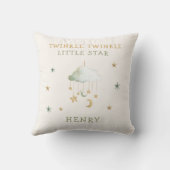 Coussin Nursery Decor Twinkle Little Star Celestial Theme  (Verso)