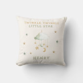 Coussin Nursery Decor Twinkle Little Star Celestial Theme  (Recto)