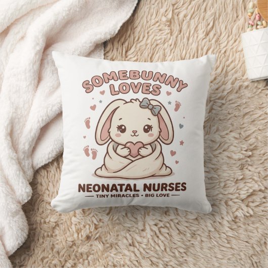 Coussin Nursery Lapin Mignon (Couverture)