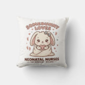 Coussin Nursery Lapin Mignon (Recto)