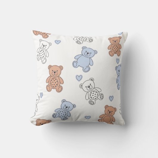 Coussin Nursery Ourson Mignon (Recto)