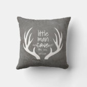 Coussin Nursery Rustique pour Bébé Garçon Bois de Cerf Lit (Verso)