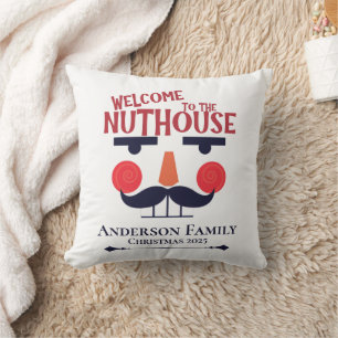 Coussin Nuthouse Drôle de Noël Casse-Noisette