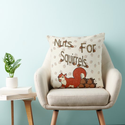 Coussin Nuts4écureuils (Chaise)