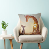 Coussin NVC Girafe et Chacal - Communication NonViolente (Chaise)