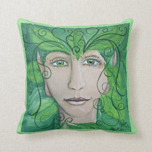 Coussin Nymphe de bois