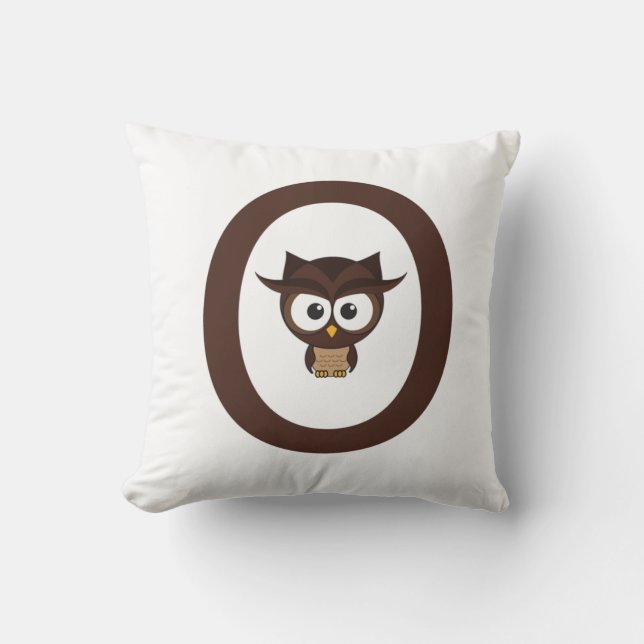 Coussin O - Chouette (Recto)