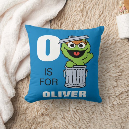Coussin O est pour Oscar le Groupe | Ajouter Votre Nom (Couverture)