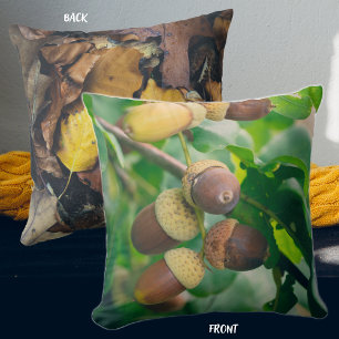 Coussin Oak branches with acorns
