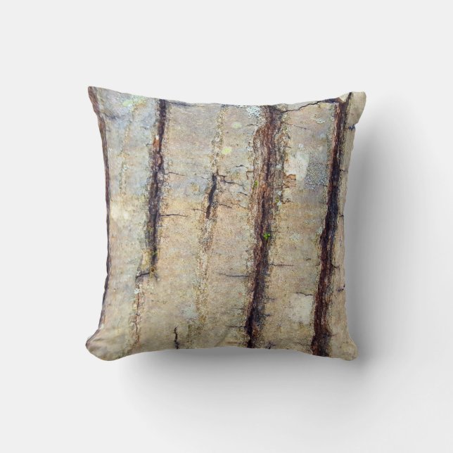 Coussin Oak Tree Bark Rustique Pays Nature Photo (Recto)