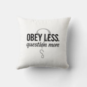 Coussin Obéis Moins. Question Plus - Conception de devis r (Verso)