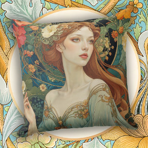 Coussin Objet de décoration Art Nouveau romantique
