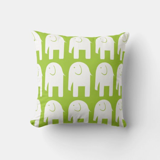 Coussin Objets superflus sur le vert (Recto)