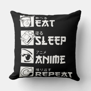 Coussin Obs contention pour l'anime : Manger, Dormir, Anim