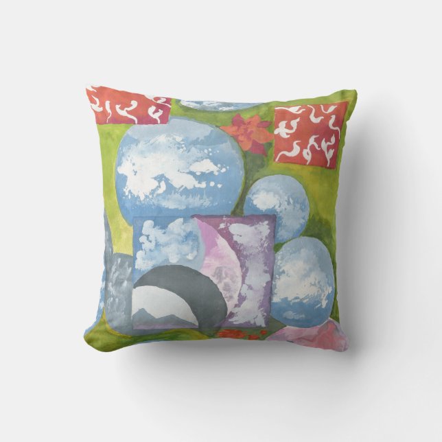 Coussin Observance Folk Art par AnyaC (Recto)