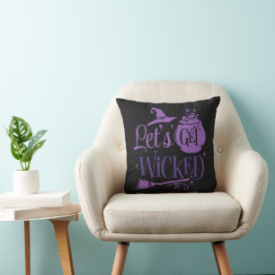 Coussin Obtenons des sorcières méchantes Casquette Black H