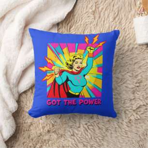 Coussin Obtenu La Puissance Fille Puissance femmes Puissan