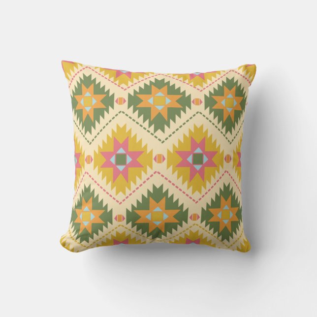 Coussin Occidental dans l'or et le vert (Recto)