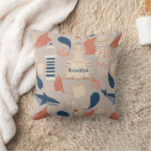 Coussin Ocean Adventure - Baleines, méduses et phare (Couverture)