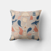Coussin Ocean Adventure - Baleines, méduses et phare (Verso)