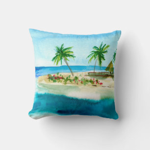 Coussin Océan Beach L'île côtière Jeter l'oreiller