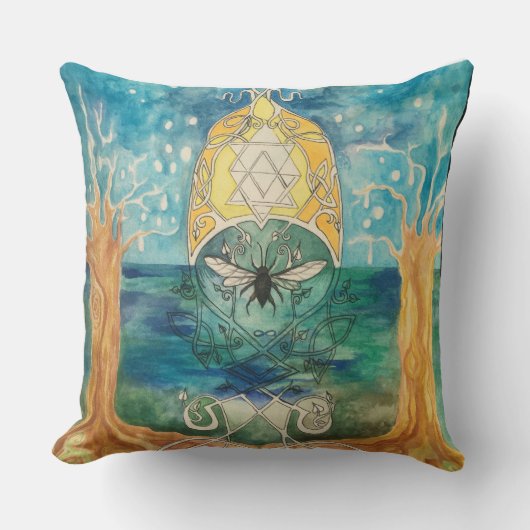 Coussin Ocean Bee Cushion (Recto)