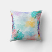 Coussin Océan Mer coloré mignon bébé Octopus Cadeau (Verso)