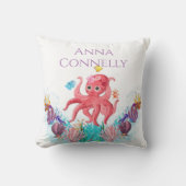 Coussin Océan Mer coloré mignon bébé Octopus Cadeau (Recto)