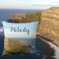 Ocean View Deep Blue Seaside Cliffs Nommé Photo