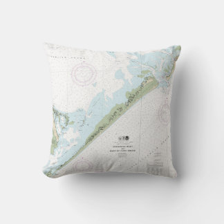 Coussin Ocracoke Inlet et une partie du son de base