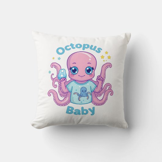 Coussin Octopus Baby  (Recto)
