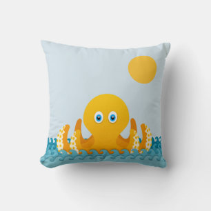 Coussin Octopus jour et nuit