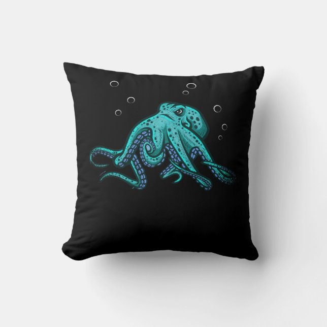 Coussin Octopus Kraken (Recto)