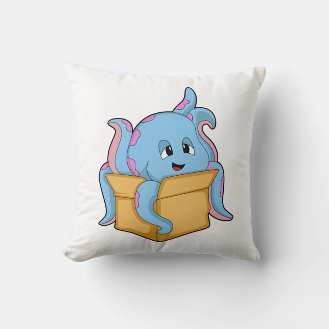 Coussin Octopus with Packet. (Recto)