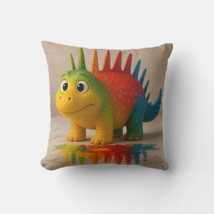 Coussin Odd Friends - Poster Rainbow Dino
