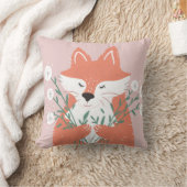 Coussin Odeur Fleurs Jolie Fox Illustration (Couverture)