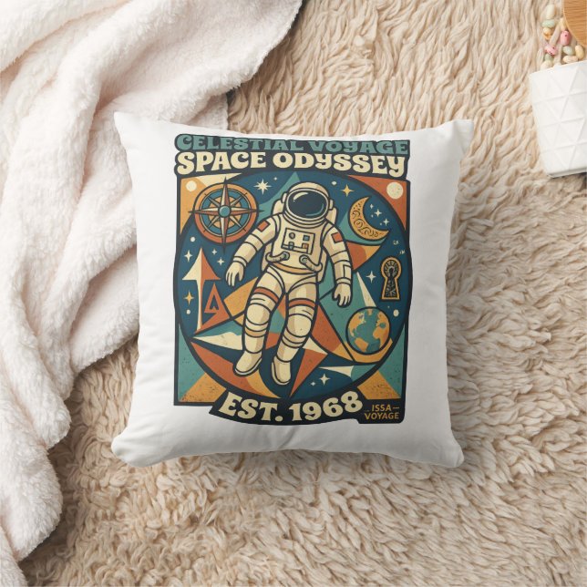 Coussin Odyssée de l'espace – Aventure cosmique pour les a (Couverture)