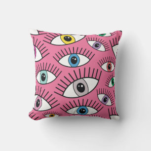 Coussin Oeil coloré : magie arrière - plan mystique