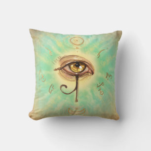 Coussin OEil d'Horus - Ici et maintenant style égyptien