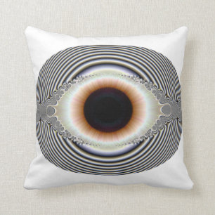 Coussin oeil en cercles