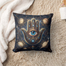 Œil maléfique Hamsa céleste en or de la marine cos