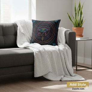 Coussin Oeil sacré de Horus Amulet Mystique