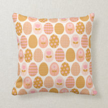 Oeuf de Pâques Floral Motif en Boho Rose Jaune Or