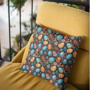 Coussin Oeufs de Pâques Chocolat