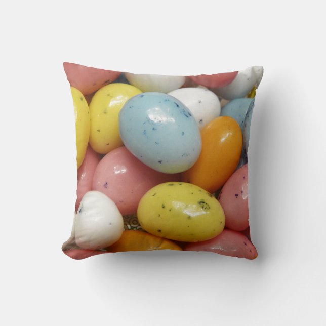 Coussin Oeufs de Pâques de gelée colorée (Recto)
