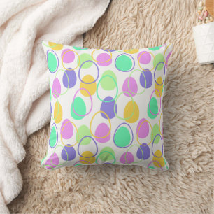 Coussin Oeufs de Pâques et contours