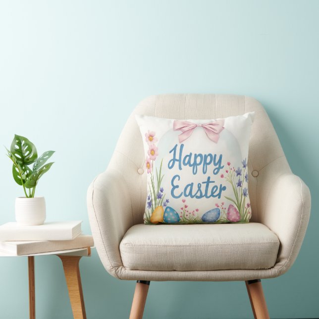 Coussin Œufs de Pâques Populaires Belle Collection (Chaise)