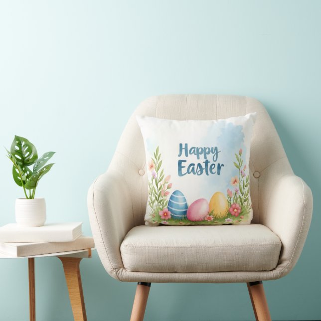 Coussin Œufs de Pâques Tendances Belle Collection (Chaise)