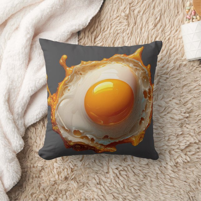 Coussin Oeufs frits Côté soleil vers le haut (Couverture)